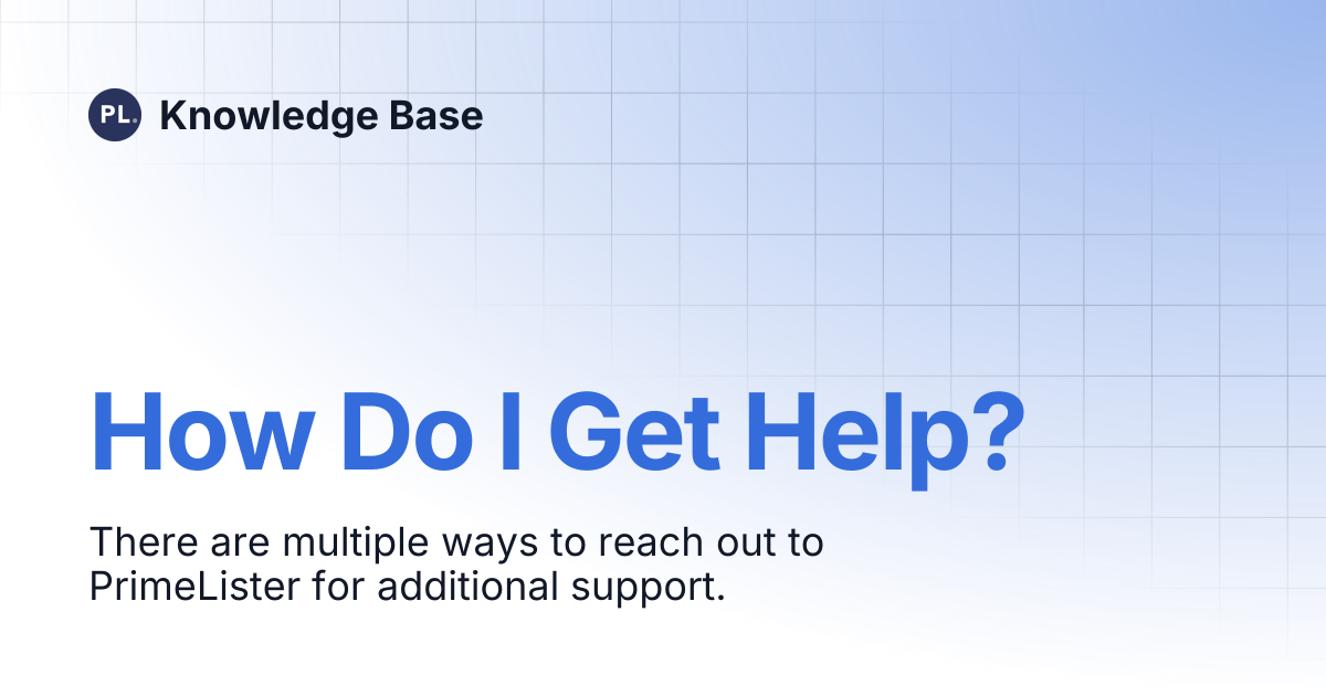 How Do I Get Help? | Knowledge Base